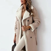 Vivienne Moreau | Luxe Shearling Winter Coat For Women