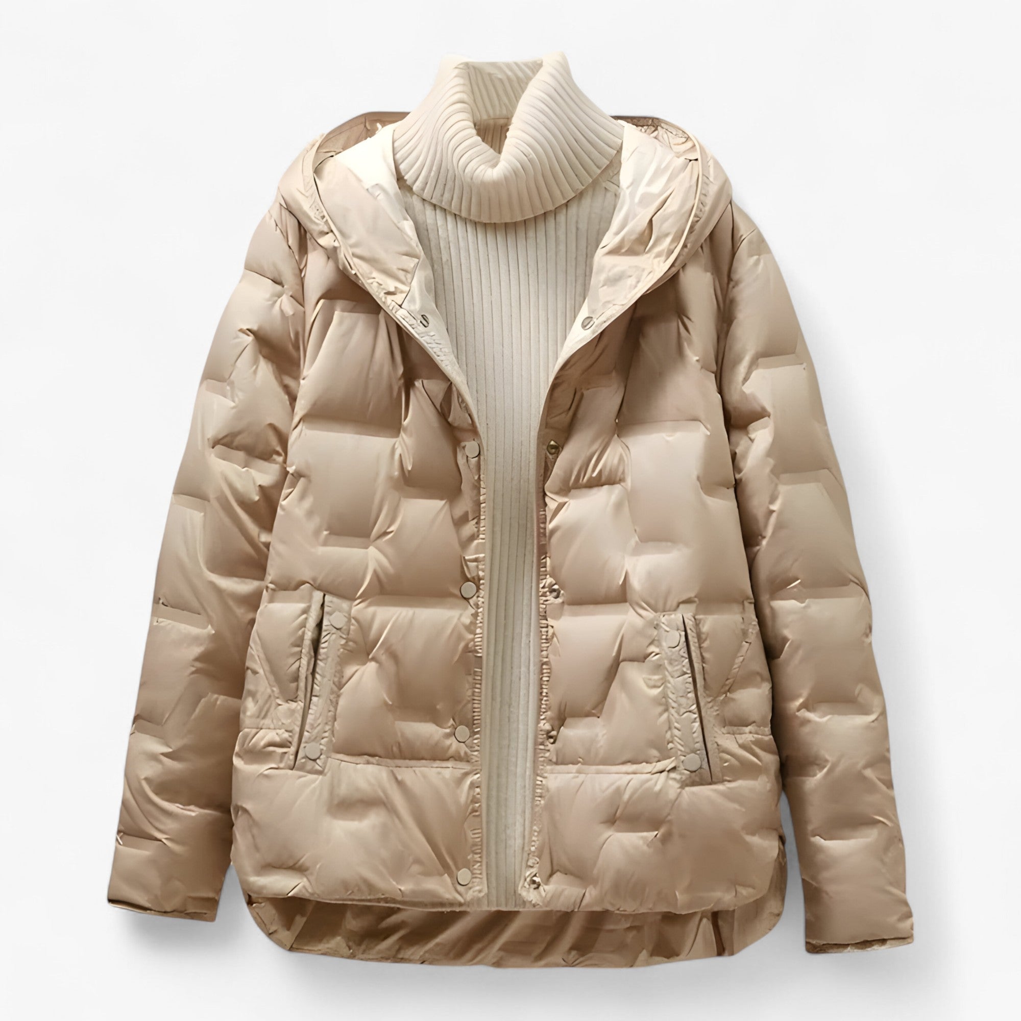Lucienne Carver | Quilted Hooded Jacket For Women