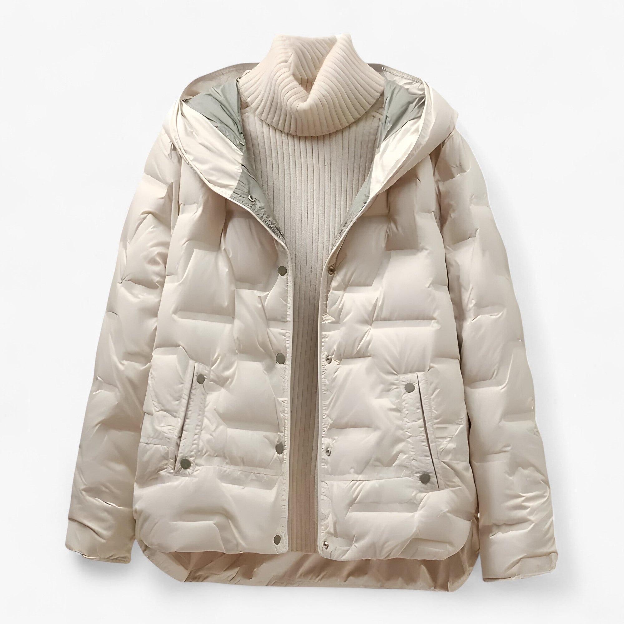 Lucienne Carver | Quilted Hooded Jacket For Women