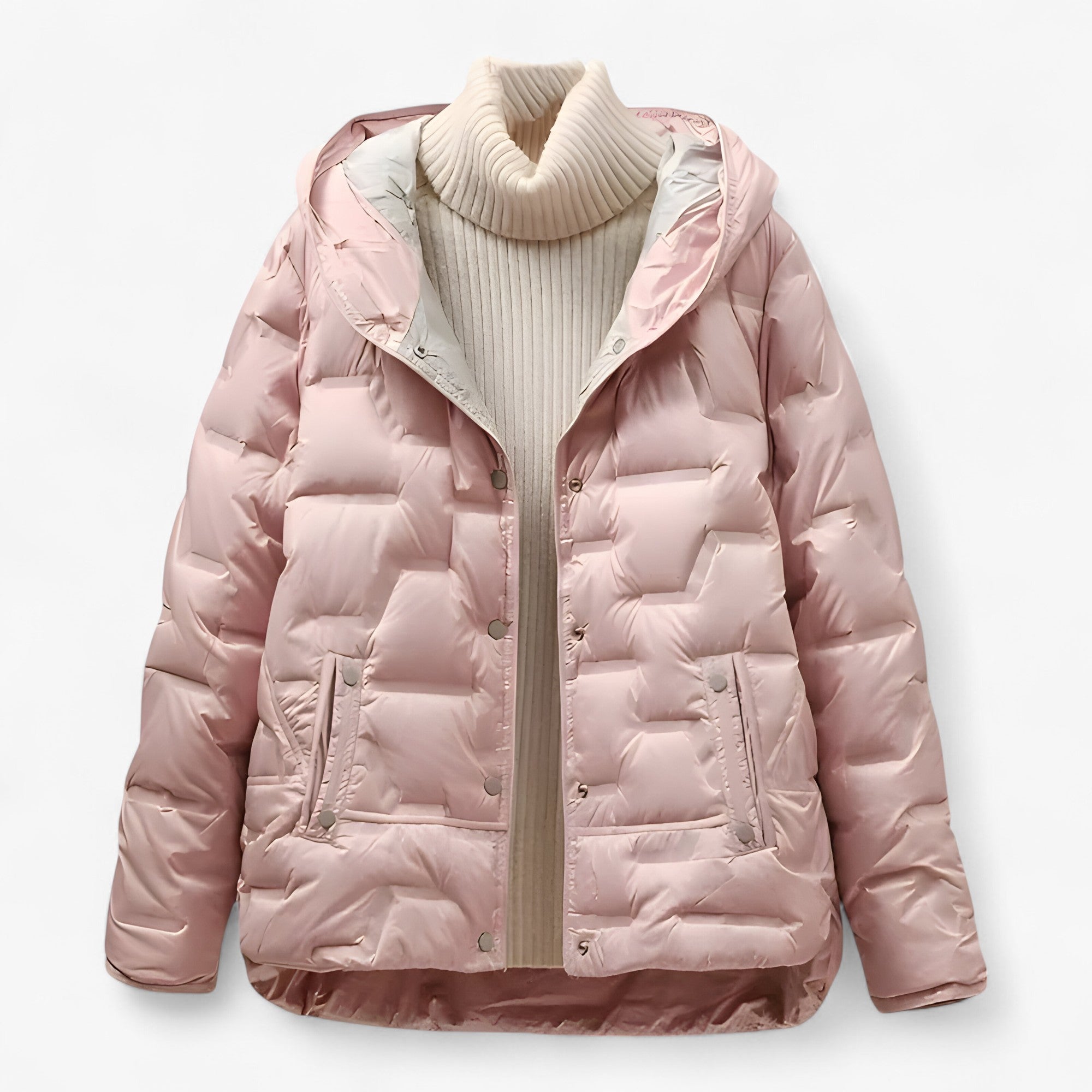 Lucienne Carver | Quilted Hooded Jacket For Women