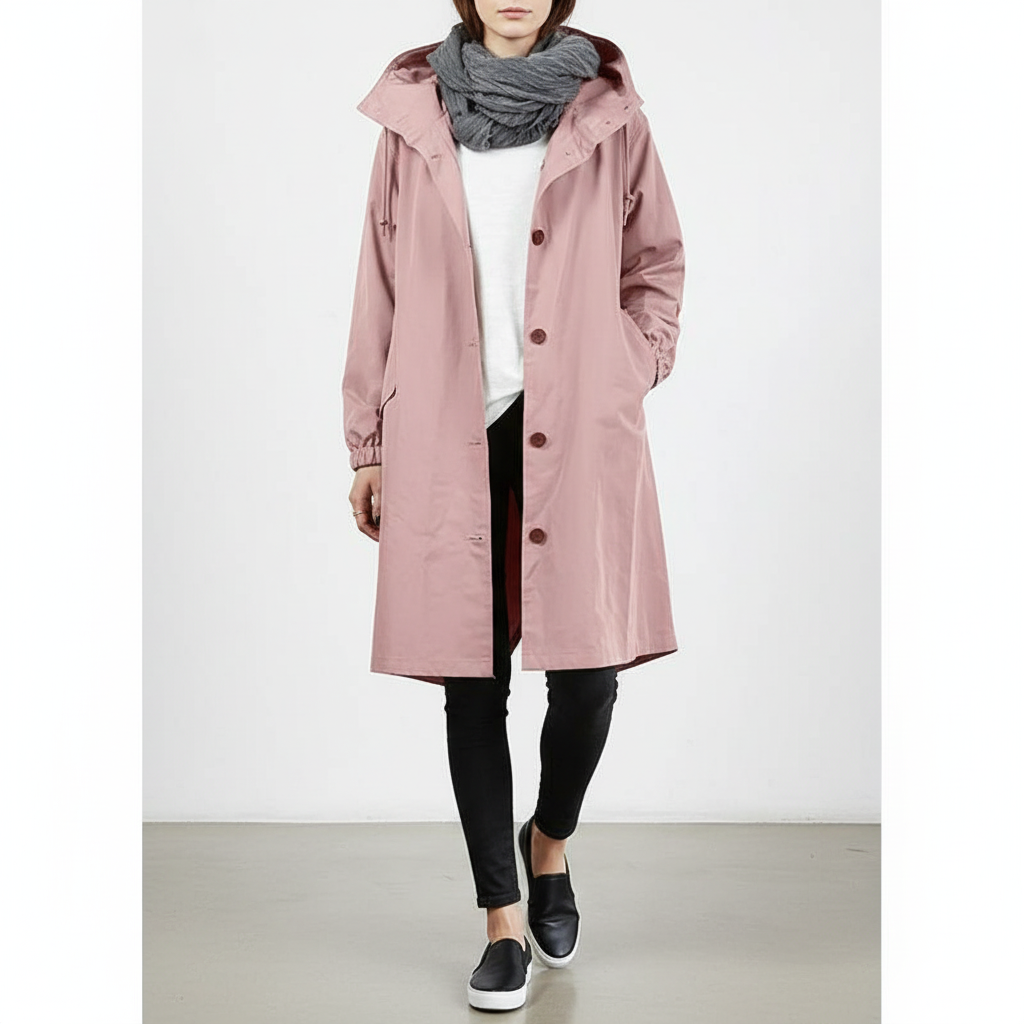 Isabeau Fontclair | Long Rain Jacket For Women
