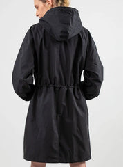 Lucienne Moreau | Long Hooded Rain Jacket For Women