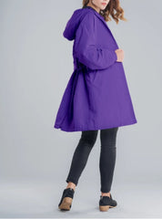 Lucienne Moreau | Long Hooded Rain Jacket For Women