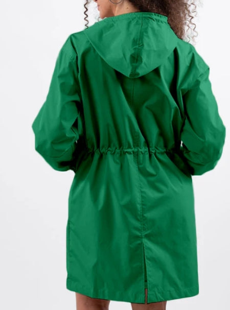 Lucienne Moreau | Long Hooded Rain Jacket For Women