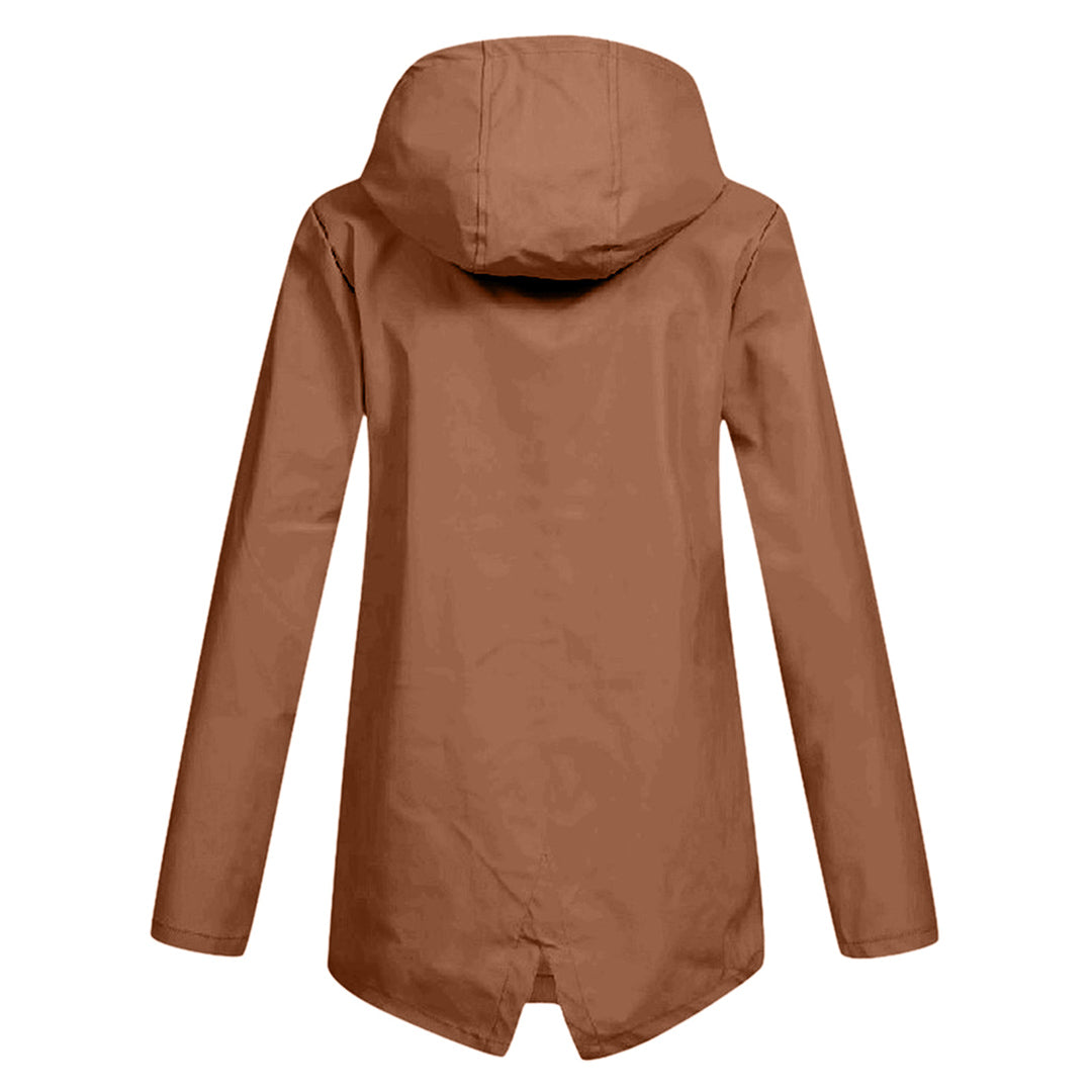 Clarisse Wentfield | Hooded Long Rain Jacket For Women