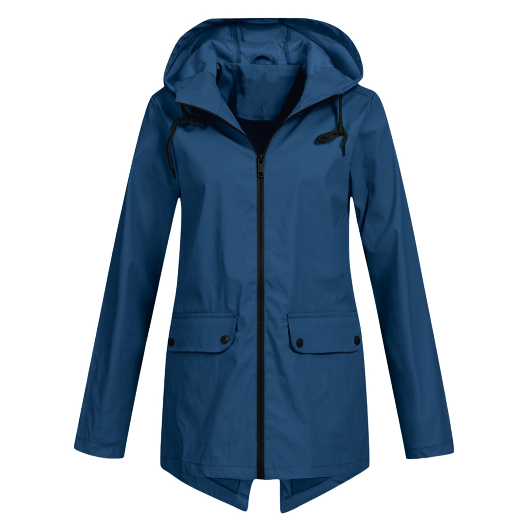 Clarisse Wentfield | Hooded Long Rain Jacket For Women