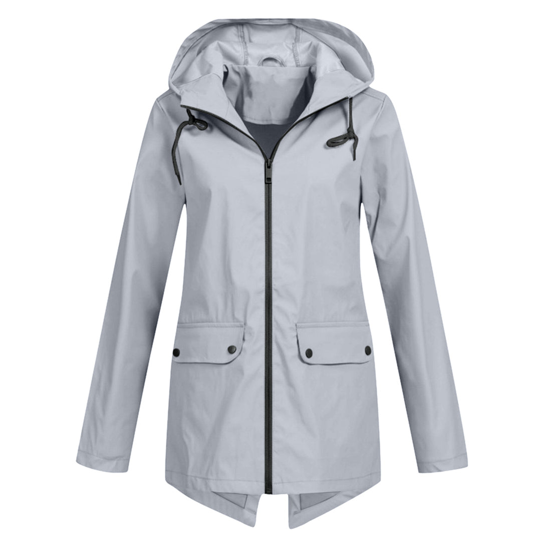 Clarisse Wentfield | Hooded Long Rain Jacket For Women