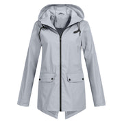 Clarisse Wentfield | Hooded Long Rain Jacket For Women