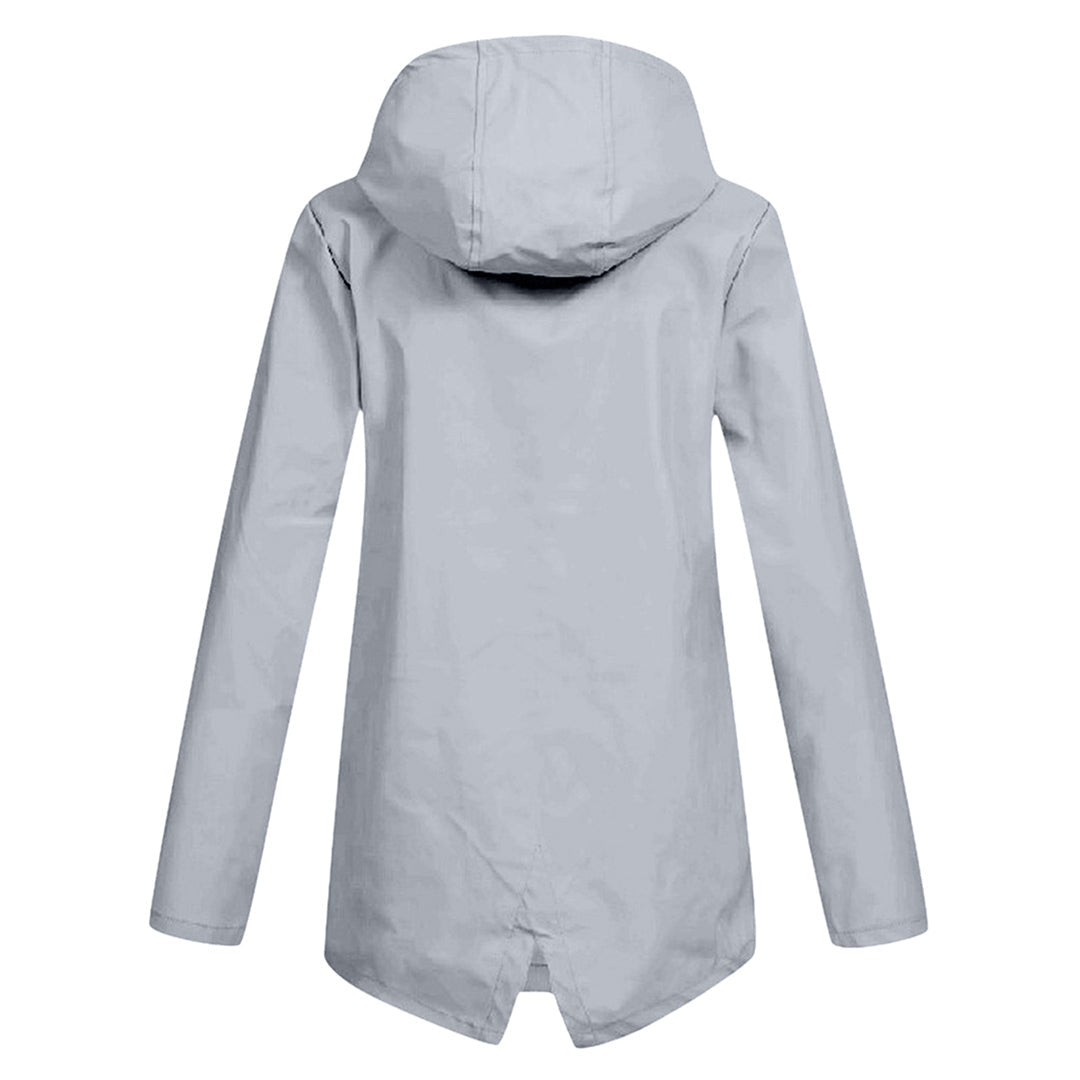 Clarisse Wentfield | Hooded Long Rain Jacket For Women
