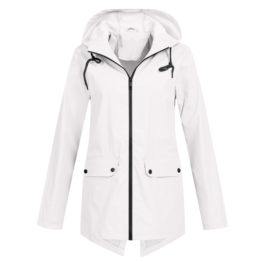 Clarisse Wentfield | Hooded Long Rain Jacket For Women