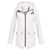 Clarisse Wentfield | Hooded Long Rain Jacket For Women
