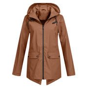 Clarisse Wentfield | Hooded Long Rain Jacket For Women