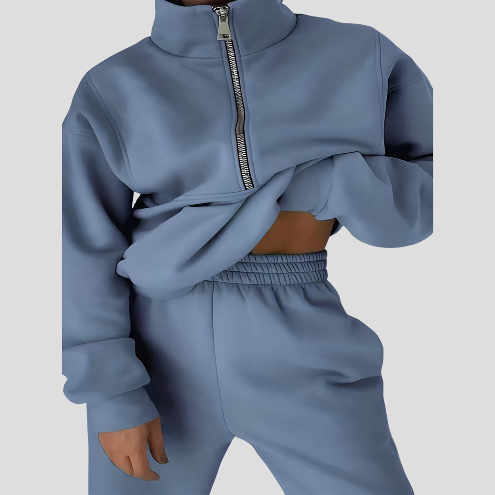 Odette Vasseur | Luxe Zip Lounge Set For Women
