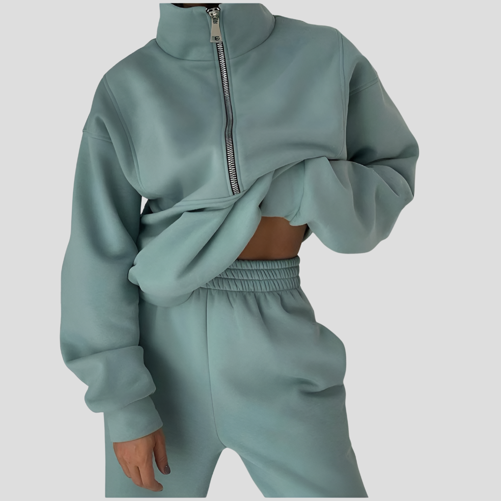 Odette Vasseur | Luxe Zip Lounge Set For Women
