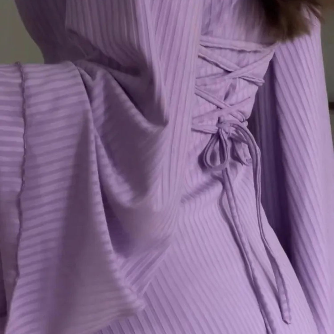 Valentina Moretti | Ribbed Maxi Dress For Women