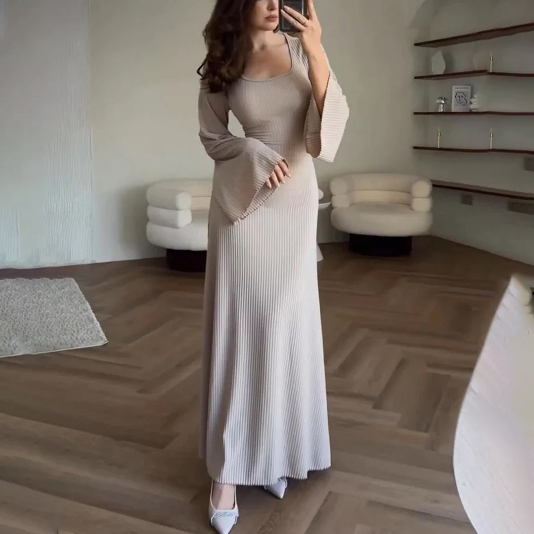 Valentina Moretti | Ribbed Maxi Dress For Women