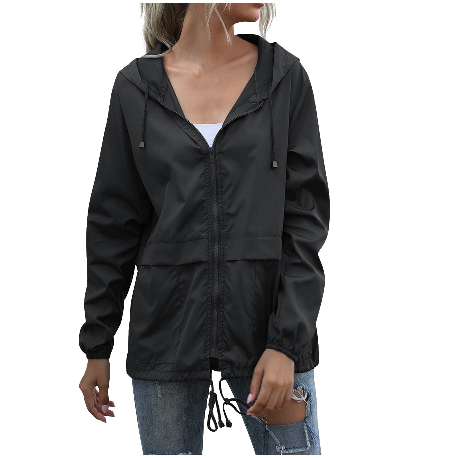 Vivienne Stormfield | Lightweight Hooded Rain Jacket For Women