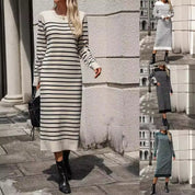 Colette Fairmont | Striped Knit Midi Dress For Women