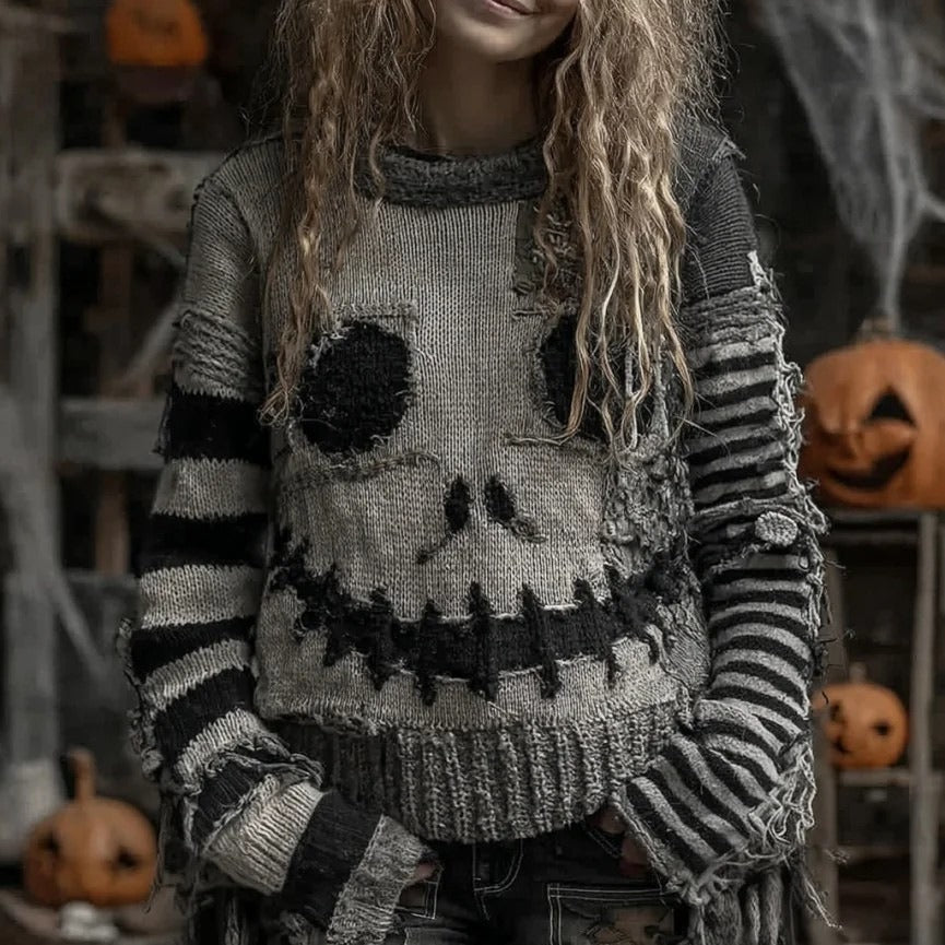 Julien Beaumont | Halloween Pumpkin Print Unisex Sweater