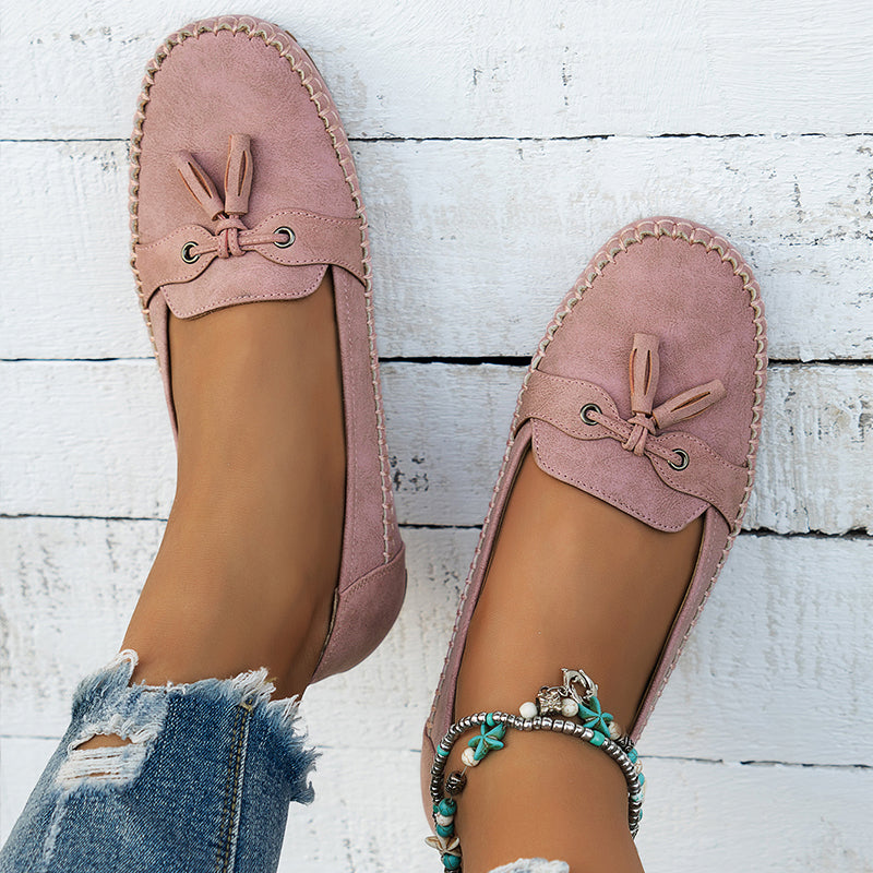Brenna Caldwell | Tassel Loafer Flat For Women