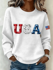 Adrienne Holloway | 250 Years of Freedom Patriotic Sweatshirt For Women