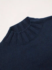 Thea Windmore | Vintage Jacquard Loose-Fit Sweater For Women
