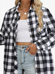 Fiorella Duquesne | Buffalo Check Shirt With Tie-Front Styling