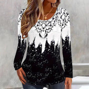 Isabelle Moreau | Halloween Graphic Print Top For Women