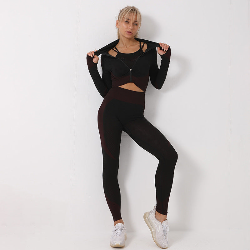 Gabriella Winslow | 3-Piece Seamless Activewear Set For Women