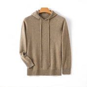 Otis Rookwell | Drawstring Hooded Knit Sweater For Men