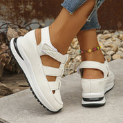 Emmeline Vauclaire | Black Platform Gladiator Sandal Sneakers