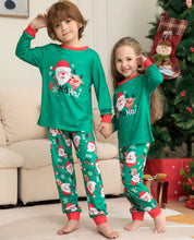Cozy Noel | Green Santa Print Christmas Pyjamas Unisex & Family