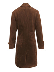 Céleste Duvernay | Suede Trench Coat For Women