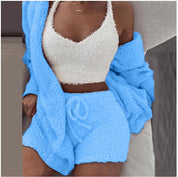 Rosette Linford | 3-Piece Fluffy Loungewear Set For Women