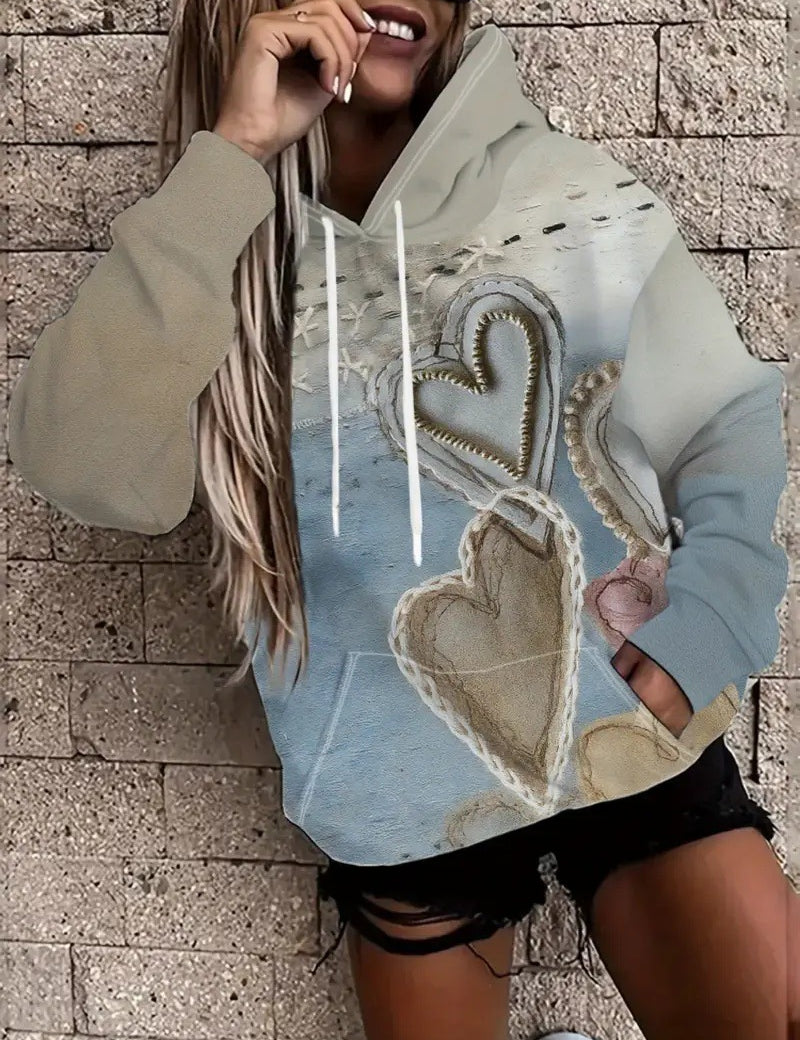 Amerie Sinclair | Blessed Star-Print Hoodie For Women