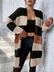 Rosalie Northwood | Colorblock Longline Cardigan For Women