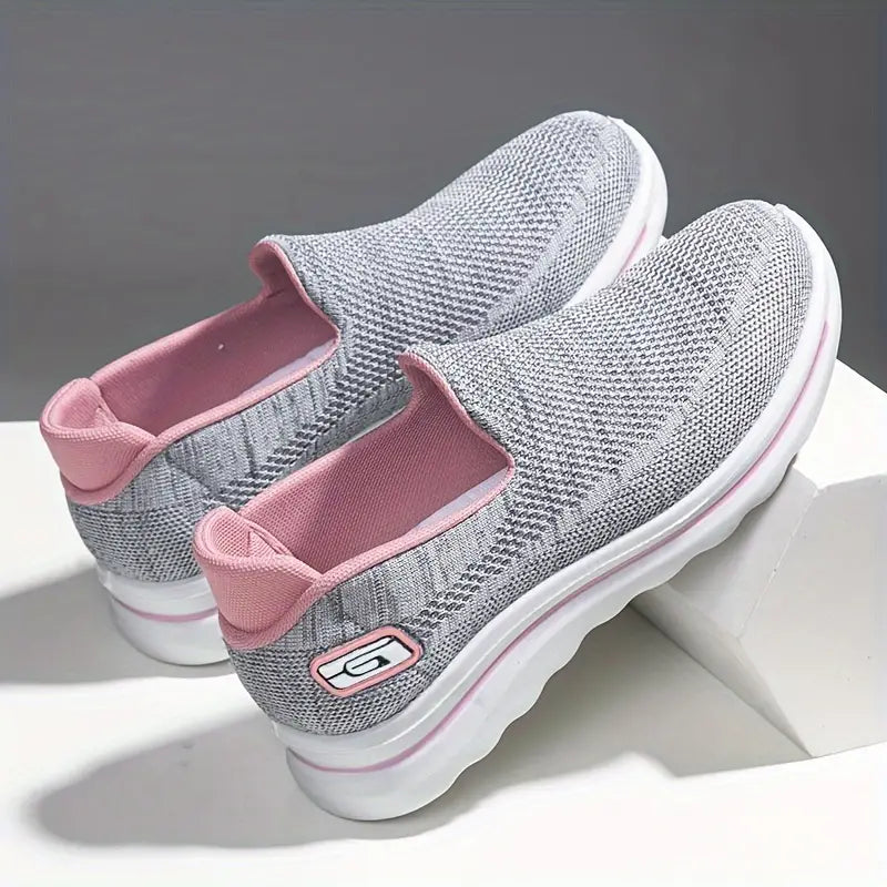 Phoebe Langstone | Slip-On Knit Sneakers For Women