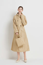 Eloise Marchmont | Women's Hooded Raincoat Trench Coat