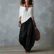Novalee Penhurst | Off-Shoulder Top & Pants Lounge Set For Women