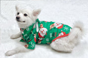 Cozy Noel | Green Santa Print Christmas Pyjamas Unisex & Family