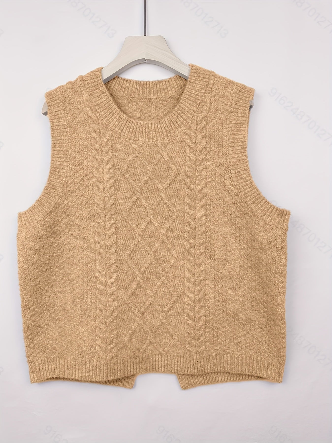 Marguerite Fontclair | Cable-Knit Sweater Vest For Women