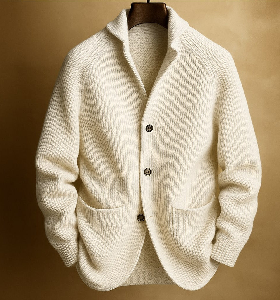 Hank Selfield | Knit Cardigan Blazer For Men