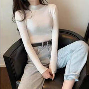 Charlotte Devereux | Ribbed Mock Neck Sweater For Women