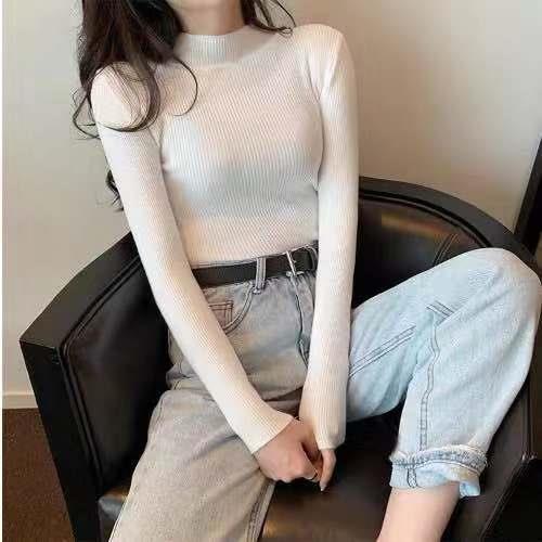 Charlotte Devereux | Ribbed Mock Neck Sweater For Women