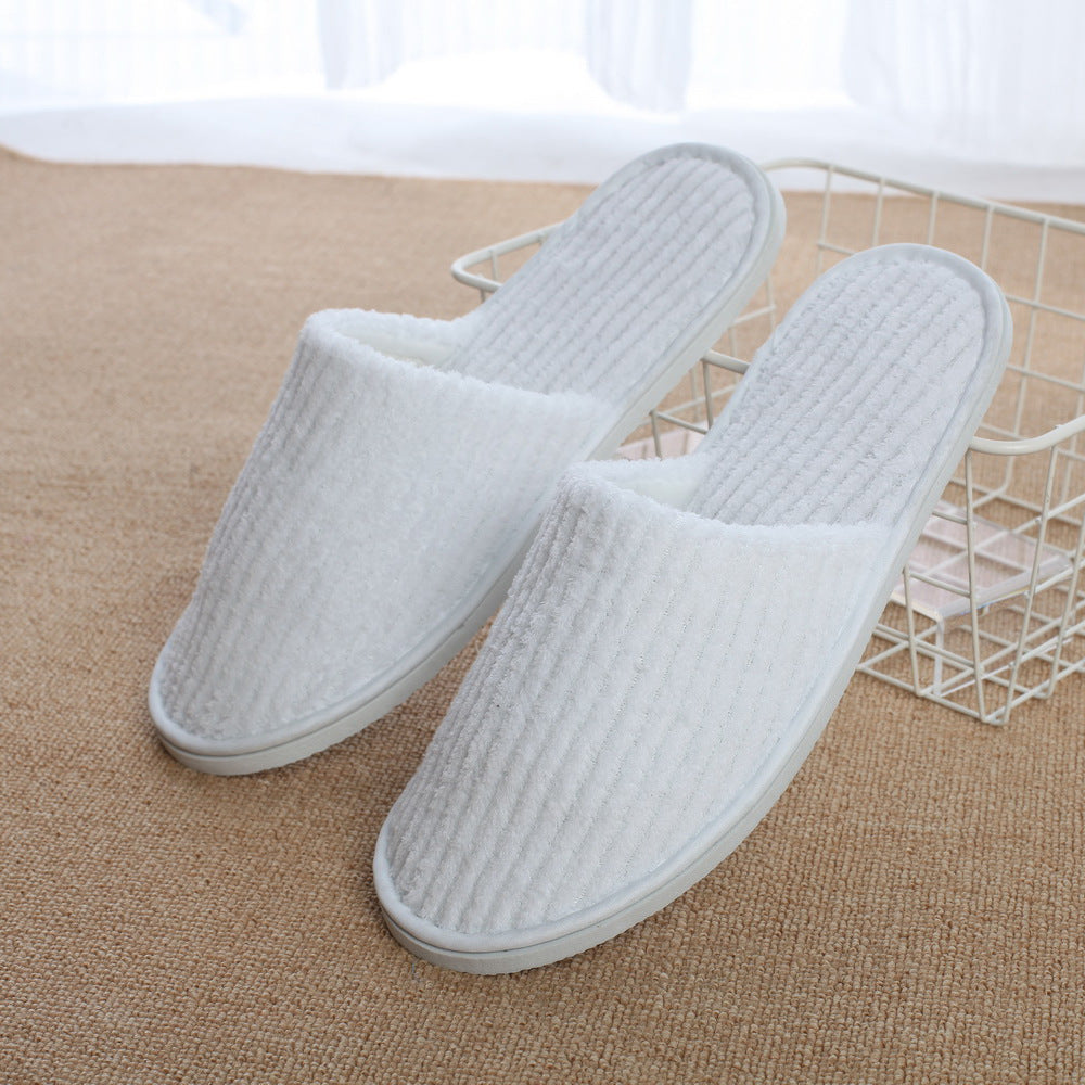 Lucas Bardot | Coral Fleece Hotel Slippers For Unisex