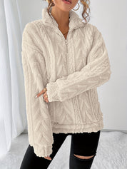 Margherita Solvang | Textured Cable-Knit Sweater For Women