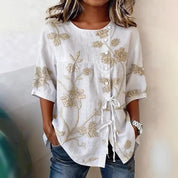 Charlotte Vasseur | Floral Embroidered Blouse For Women