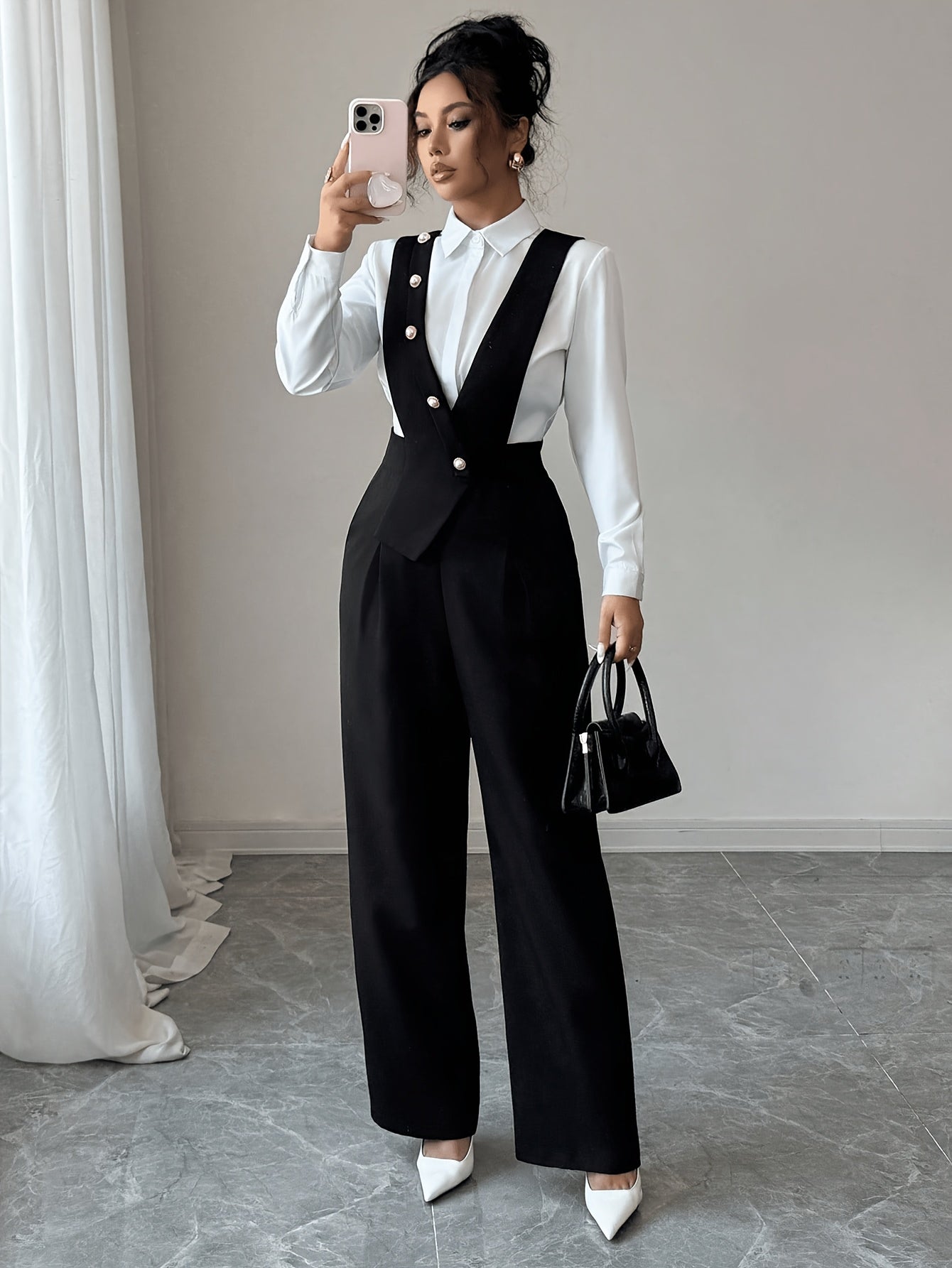 Liliane Vasquez | Tailored Wide-Leg Jumpsuit For Women