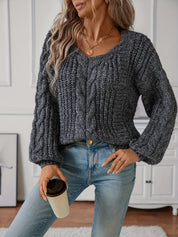 Genevra Ashcombe | Chunky Cable-Knit Sweater For Women