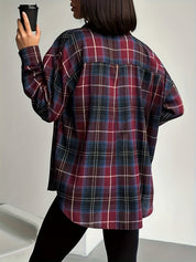 Marianne Ashham | Relaxed Checked Shirt For Women